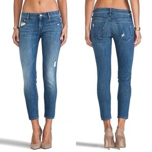 EUC MOTHER The Looker Ankle Zip Graffiti Girl 30